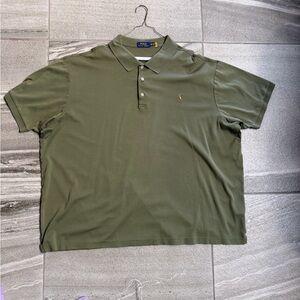Ralph Lauren Men's Short-Sleeve Polo in Olive